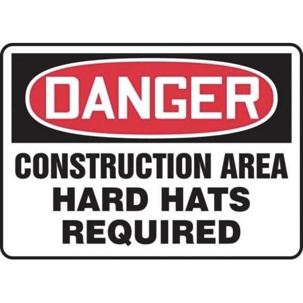 Accuform OSHA DANGER SAFETY SIGN CONSTRUCTIO MCRT130VP MCRT130VP - main